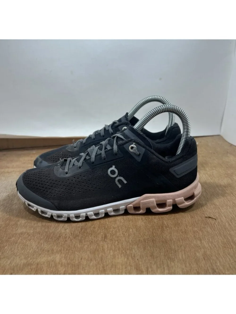 On Cloudflow Shoes Womens Size 5.5 D Wide Rock Rose Running Athletic Sneakers